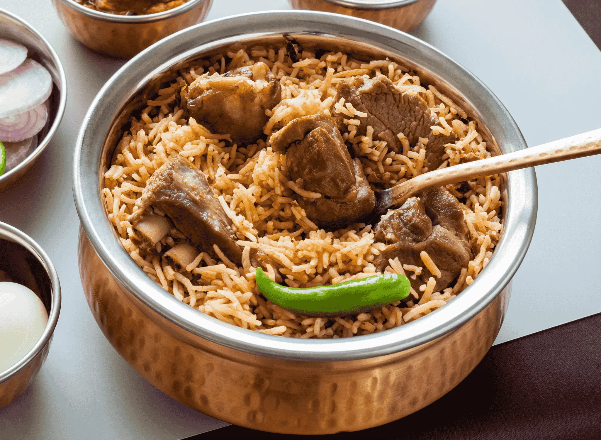 Mutton Biryani at Masala Lounge & Grill